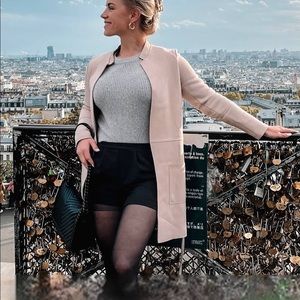 H&M Blush Suede Jacket size 6